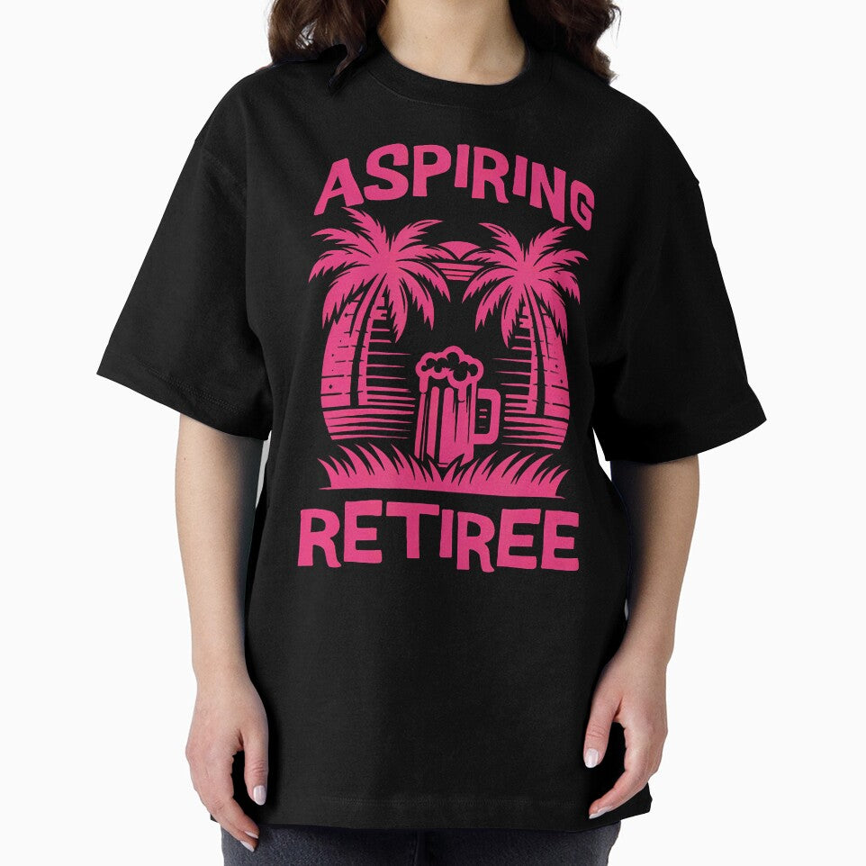 Aspiring Retiree Almost Retired Fun Beer Sunset by ArleneJene T-Shirts, Hoodie, Sweatshirt | BlankRebels.com (Image 2)