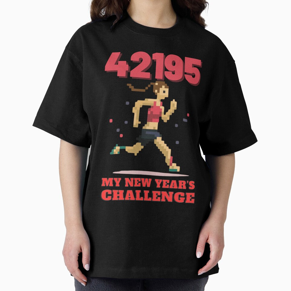 Runnig Girl 2024 New Year's Marathon Challenge by MarsLights T-Shirts, Hoodie, Sweatshirt | BlankRebels.com (Image 2)