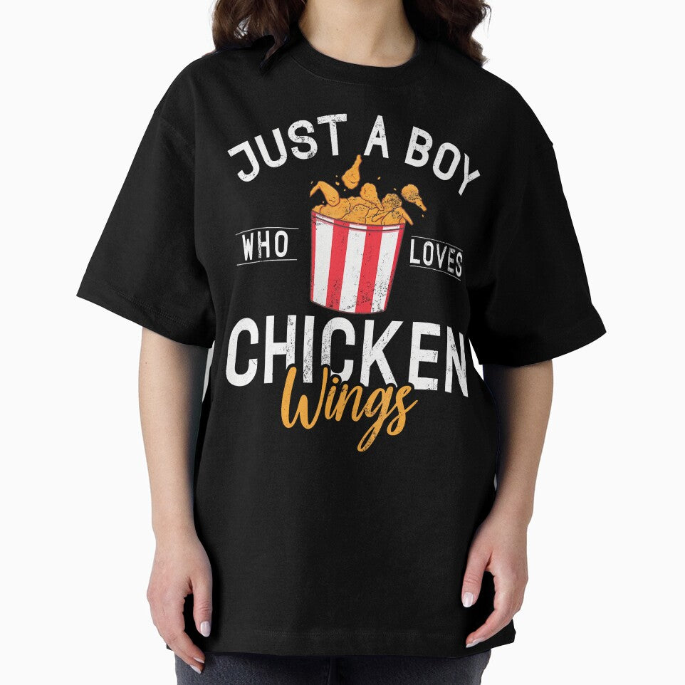Just A Boy Who Loves Chicken Wings by JanetRamona T-Shirts, Hoodie, Sweatshirt | BlankRebels.com (Image 2)