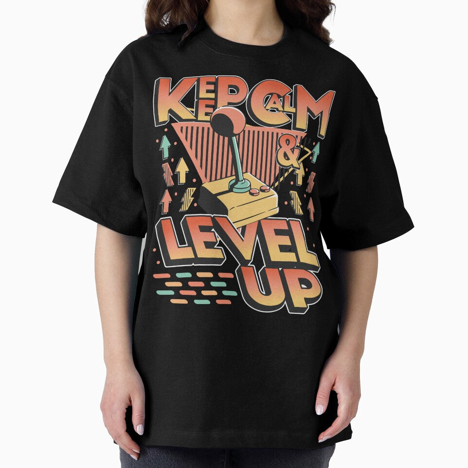 Keep Calm and Level Up - Color 2 by Bracketeer T-Shirts, Hoodie, Sweatshirt | BlankRebels.com (Image 2)