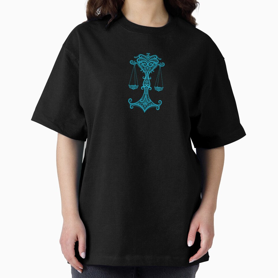 Blue Libra Zodiac Sign in the Stars by JeffBartels T-Shirts, Hoodie, Sweatshirt | BlankRebels.com (Image 2)