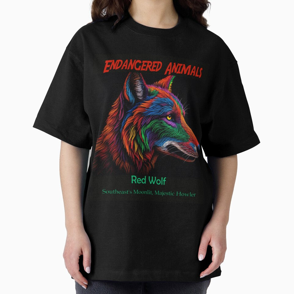 Red Wolf: Southeast's Moonlit, Majestic Howler by JLCableStudio T-Shirts, Hoodie, Sweatshirt | BlankRebels.com (Image 2)