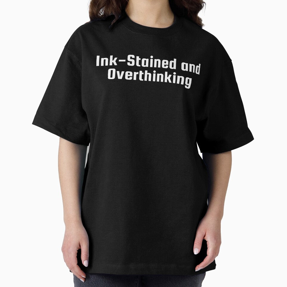 Ink-Stained and Overthinking by Ninjacatoff T-Shirts, Hoodie, Sweatshirt | BlankRebels.com (Image 2)