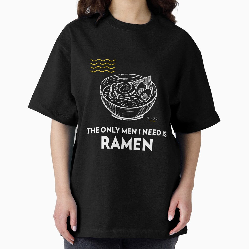 The Only Men I Need Is Ramen (Black) by punnyteesstore T-Shirts, Hoodie, Sweatshirt | BlankRebels.com (Image 2)