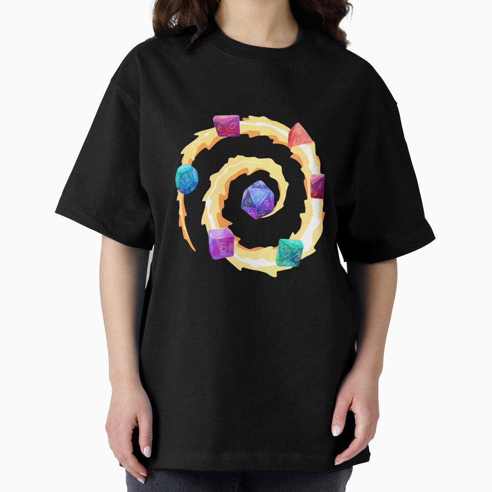 Tabletop RPG Magic Dice Swirl by -DearTreehouse- T-Shirts, Hoodie, Sweatshirt | BlankRebels.com (Image 2)