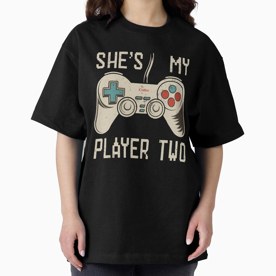 Gamer Couple (SHE) by UrbanChillz T-Shirts, Hoodie, Sweatshirt | BlankRebels.com (Image 2)