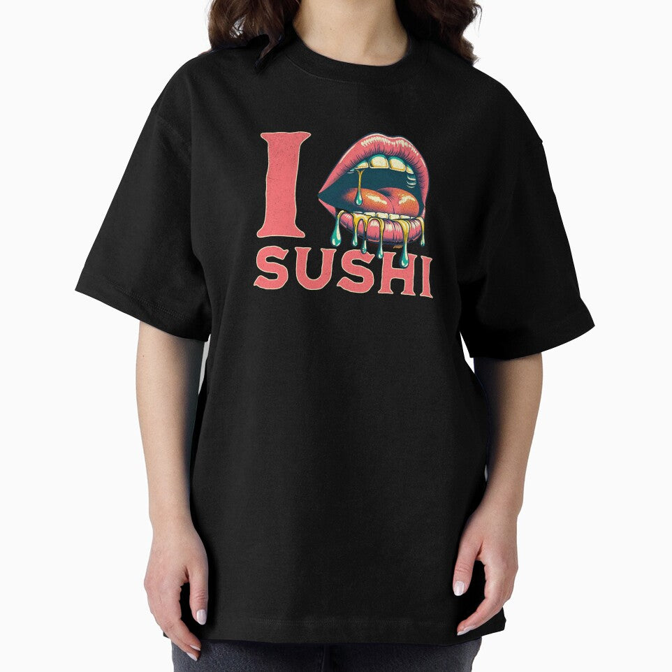 I LOVE SUSHI by Retro-Rebellion T-Shirts, Hoodie, Sweatshirt | BlankRebels.com (Image 2)