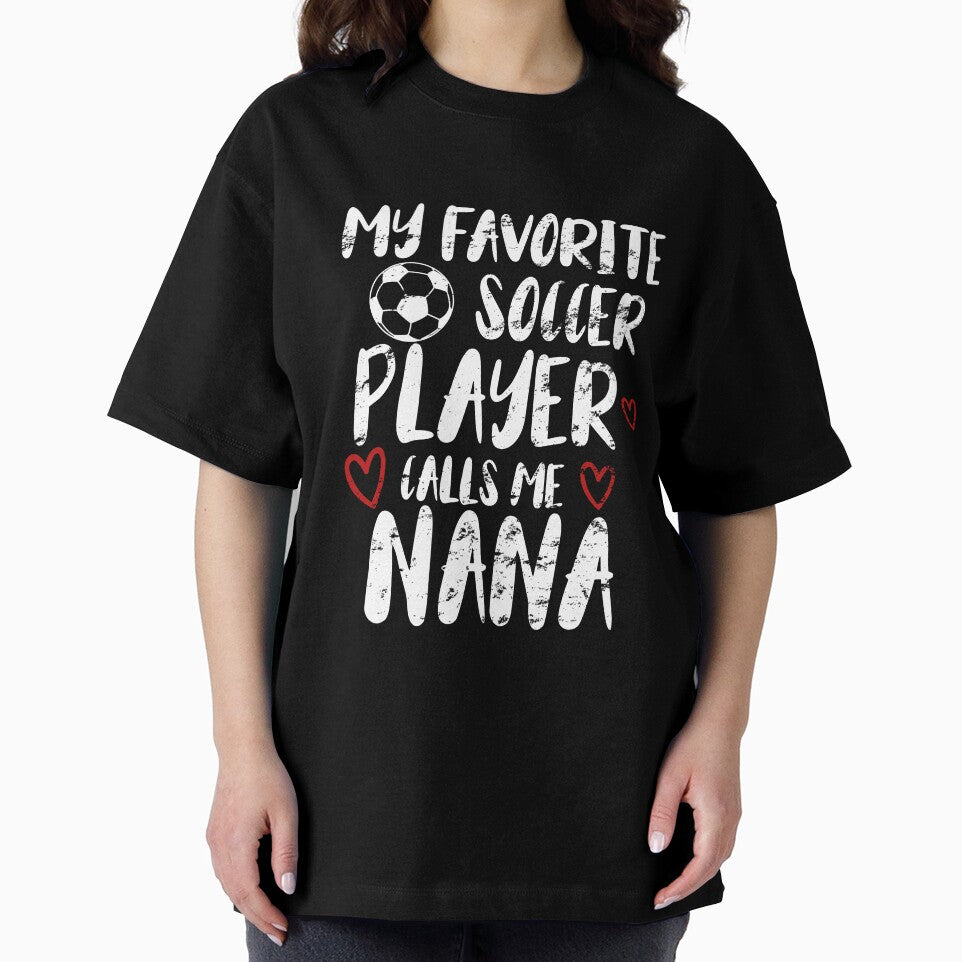 my favorite soccer player call me nana, funny gift idea for nana football lovers by KHELISTORE