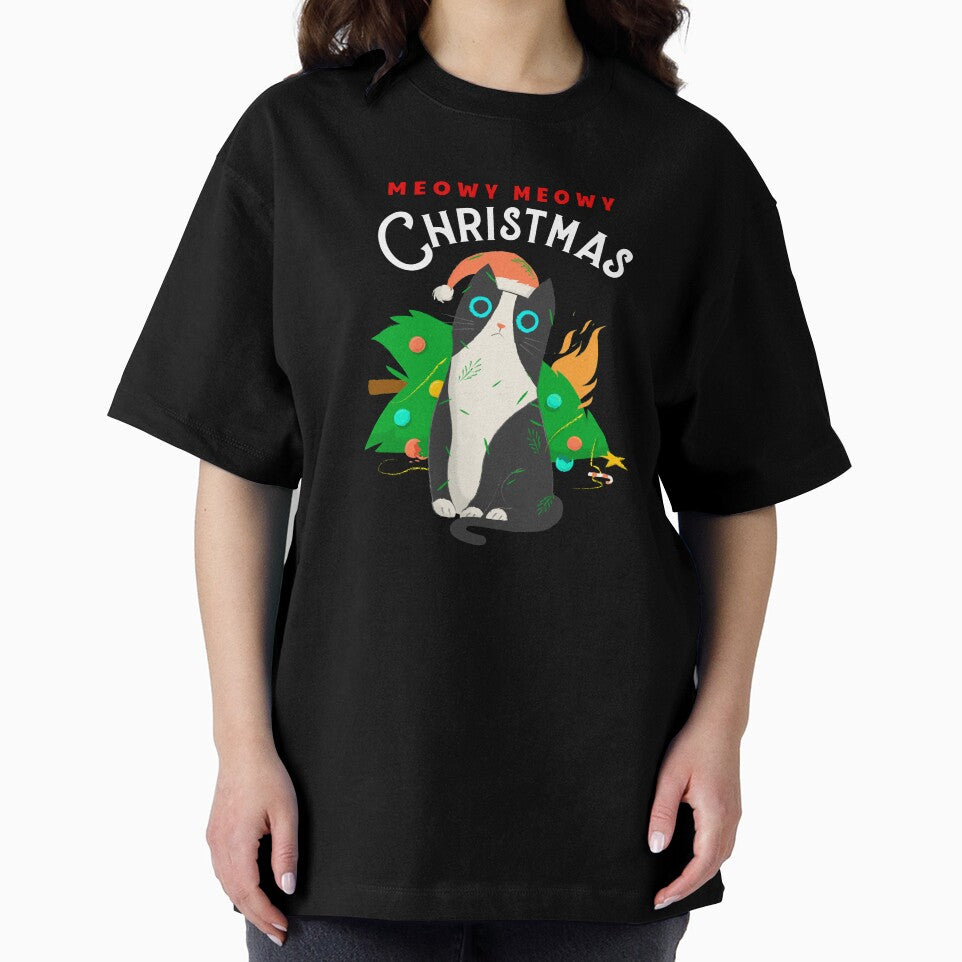 Meowy Christmas , Cat Lover's Christmas by Happy-PrintZ T-Shirts, Hoodie, Sweatshirt | BlankRebels.com (Image 2)