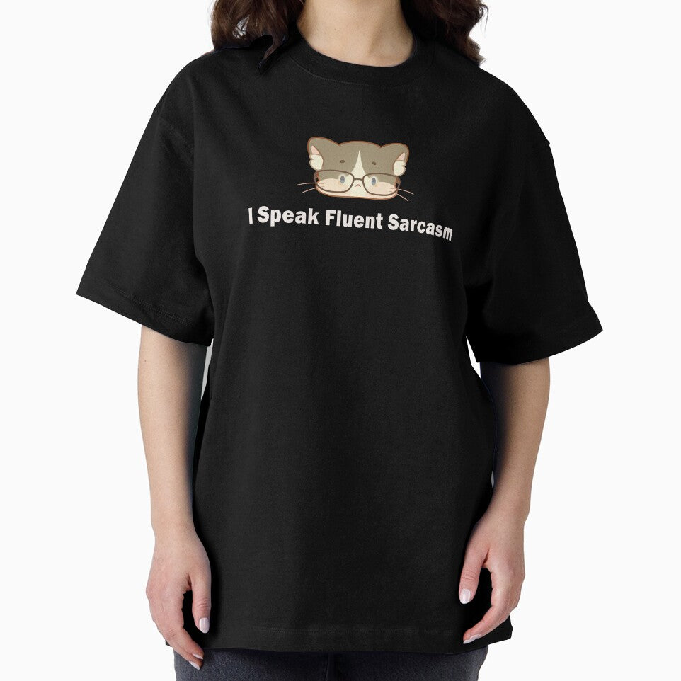 I Speak Fluent Sarcasm – The Cat That Never Forgives ❀ by DLuci T-Shirts, Hoodie, Sweatshirt | BlankRebels.com (Image 2)