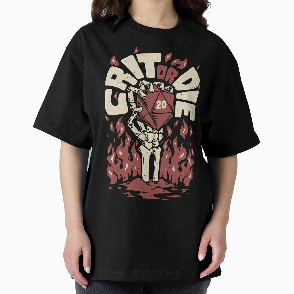RPG - Crit or Die by Studio Mootant T-Shirts, Hoodie, Sweatshirt | BlankRebels.com (Image 2)