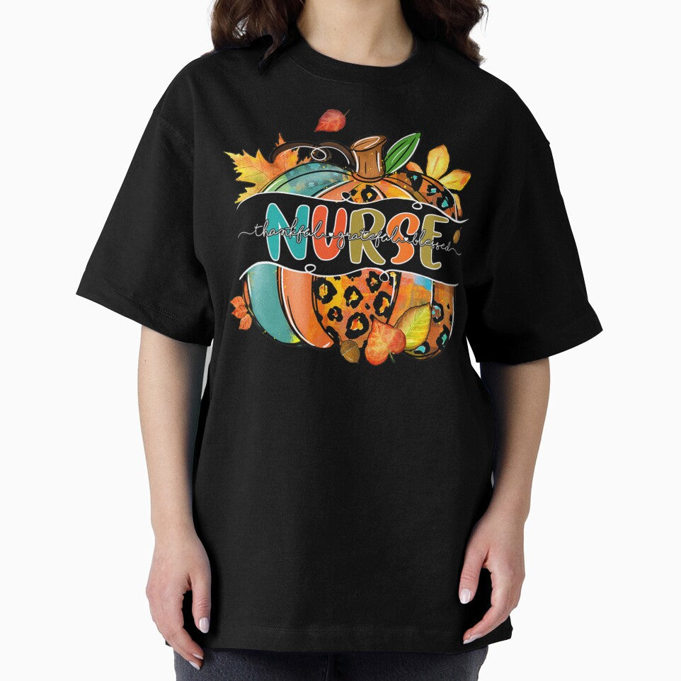Thankful Grateful Blessed Nurse Life Leopard by Nguyenhaithanh T-Shirts, Hoodie, Sweatshirt | BlankRebels.com (Image 2)