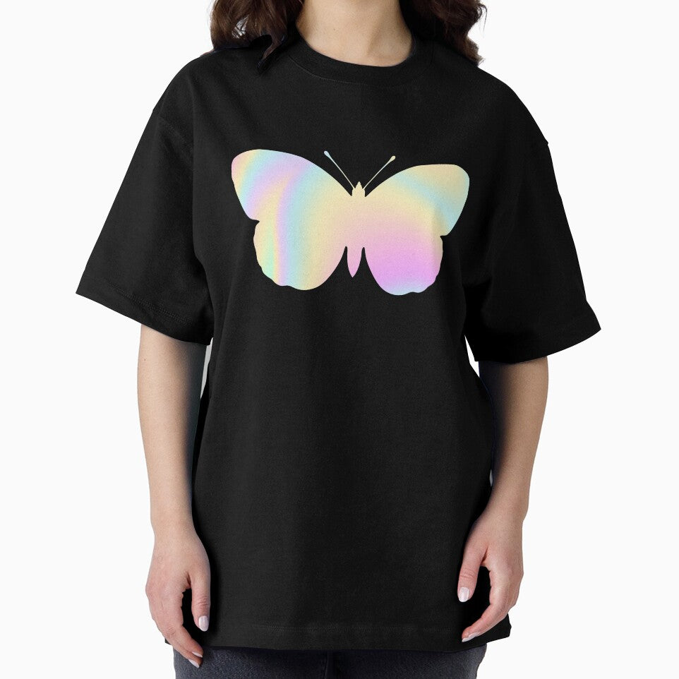 Rainbow Holographic Butterfly by ind3finite T-Shirts, Hoodie, Sweatshirt | BlankRebels.com (Image 2)