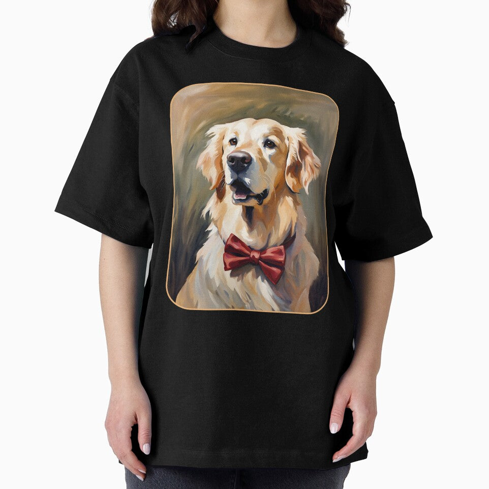 Golden Retriever Portrait in Bowtie by Futurebeachbum T-Shirts, Hoodie, Sweatshirt | BlankRebels.com (Image 2)