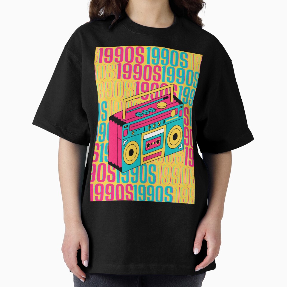 1990s retro design 1 - OG Yellow Background by PunjabanJatti T-Shirts, Hoodie, Sweatshirt | BlankRebels.com (Image 2)