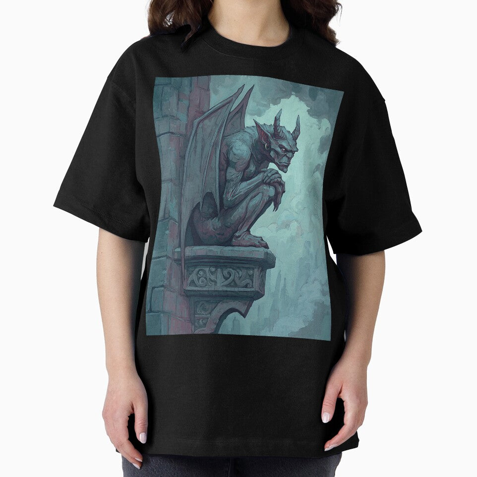 Brooding Dark Academia Gargoyle by bapupa T-Shirts, Hoodie, Sweatshirt | BlankRebels.com (Image 2)