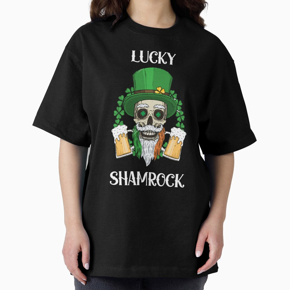 LUCKY SHAMROCK St. Patrick's Day MEN WOMEN Funny by BOHOVIN T-Shirts, Hoodie, Sweatshirt | BlankRebels.com (Image 2)