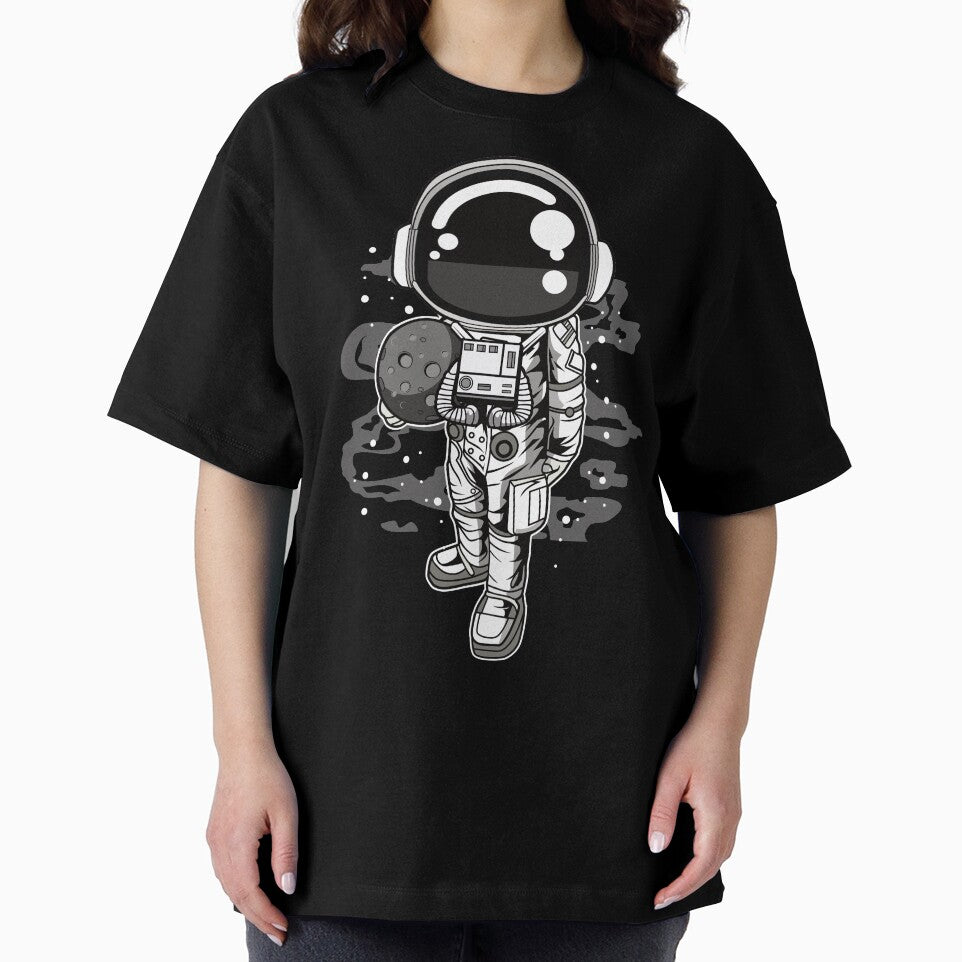 Astronaut Moon - Funny Outer Space Lovers by Desteroids T-Shirts, Hoodie, Sweatshirt | BlankRebels.com (Image 2)
