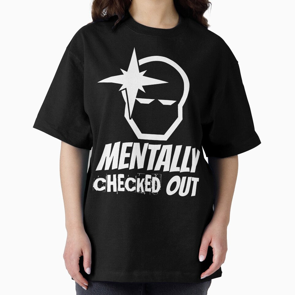 Mentally Checked Out - Funny by mewsis T-Shirts, Hoodie, Sweatshirt | BlankRebels.com (Image 2)