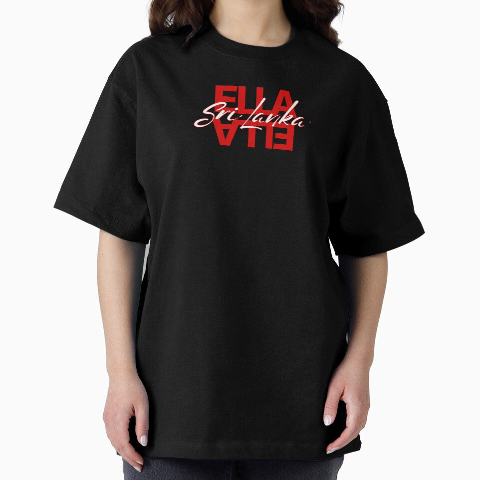 Ella Sri Lanka Typography Art – Scenic Hill Country Lettering Design by HUIEN JAN T-Shirts, Hoodie, Sweatshirt (Image 2)