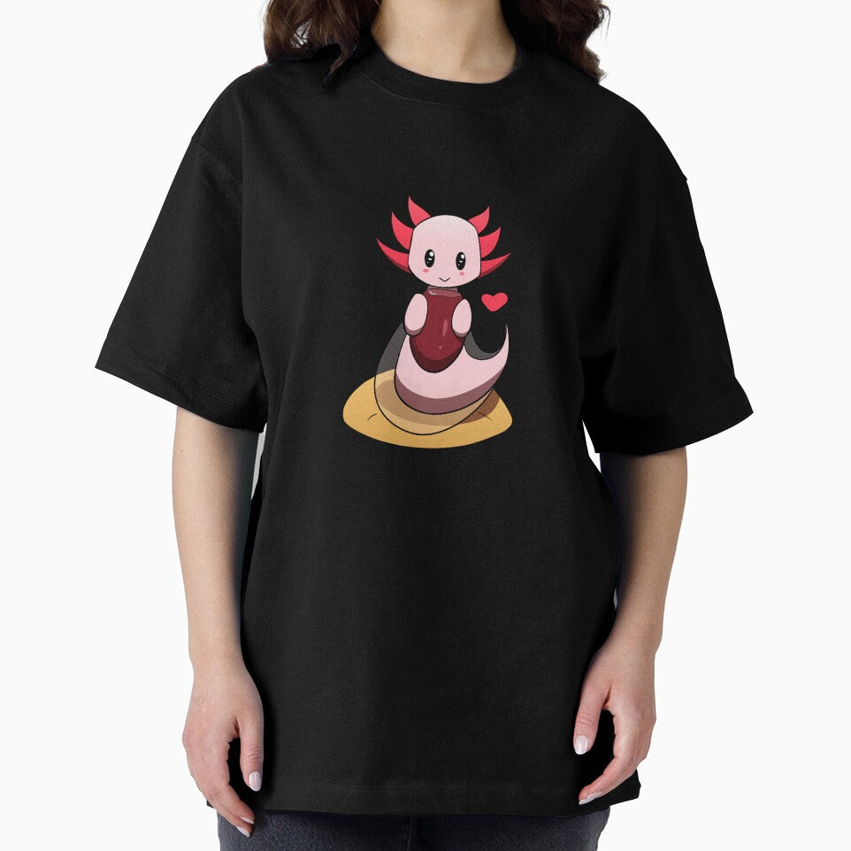 Cute Axolotl Eating Grape by CyberLoveza T-Shirts, Hoodie, Sweatshirt | BlankRebels.com (Image 2)