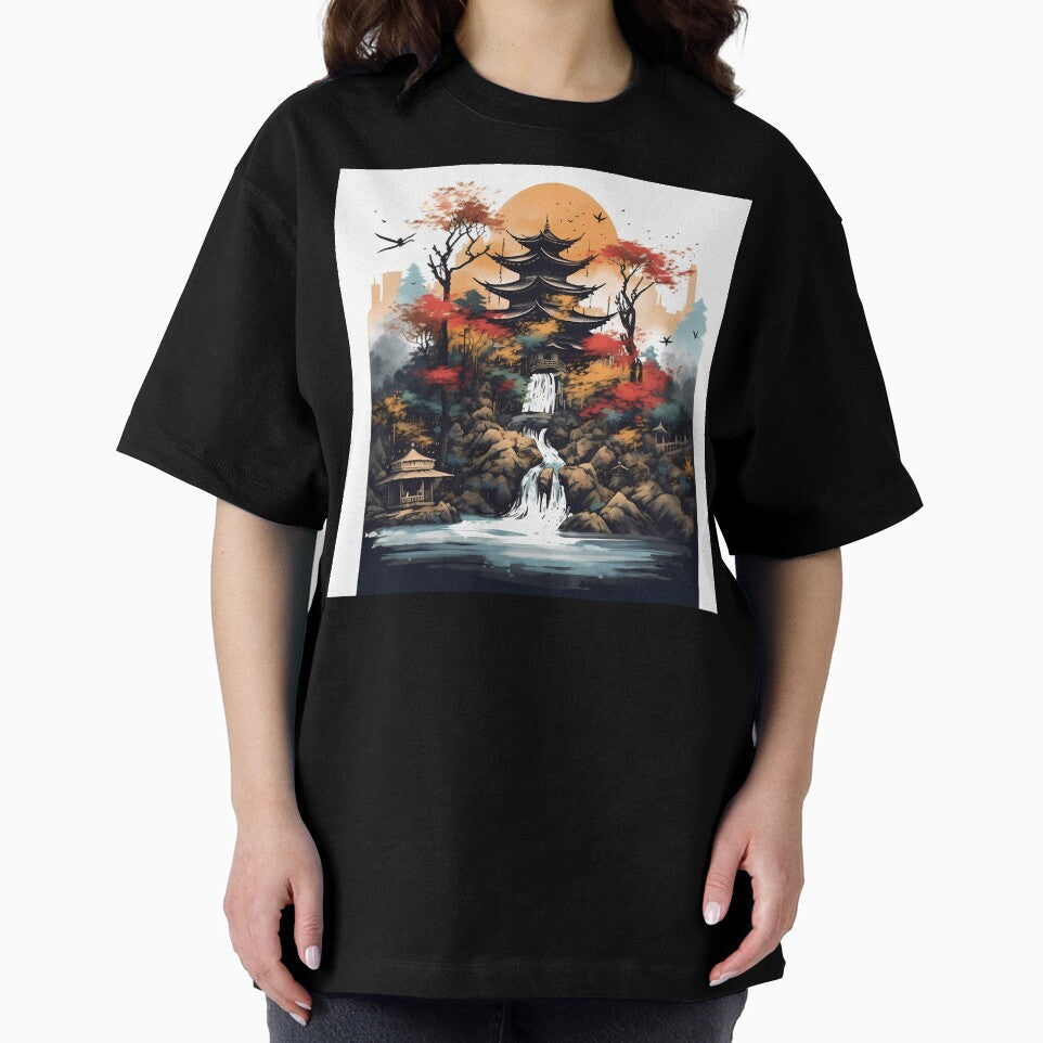 Japanese Mountain Landscape by SingularityGeek T-Shirts, Hoodie, Sweatshirt | BlankRebels.com (Image 2)
