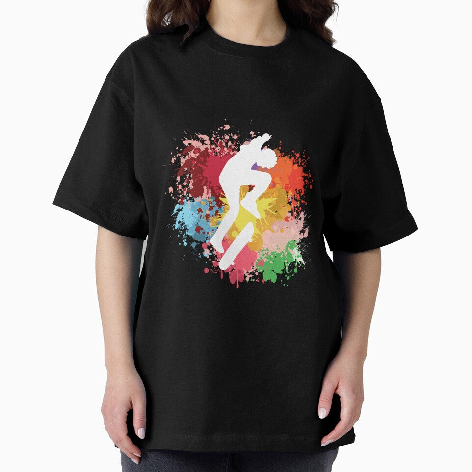 Skateboarding Watercolor Vintage Art by SweetPea49 T-Shirts, Hoodie, Sweatshirt | BlankRebels.com (Image 2)