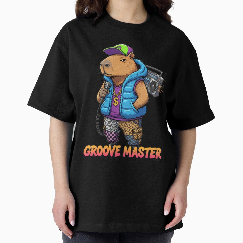 Retro 90s Hip Hop Capybara with Boombox by Pixeloom Store T-Shirts, Hoodie, Sweatshirt | BlankRebels.com (Image 2)