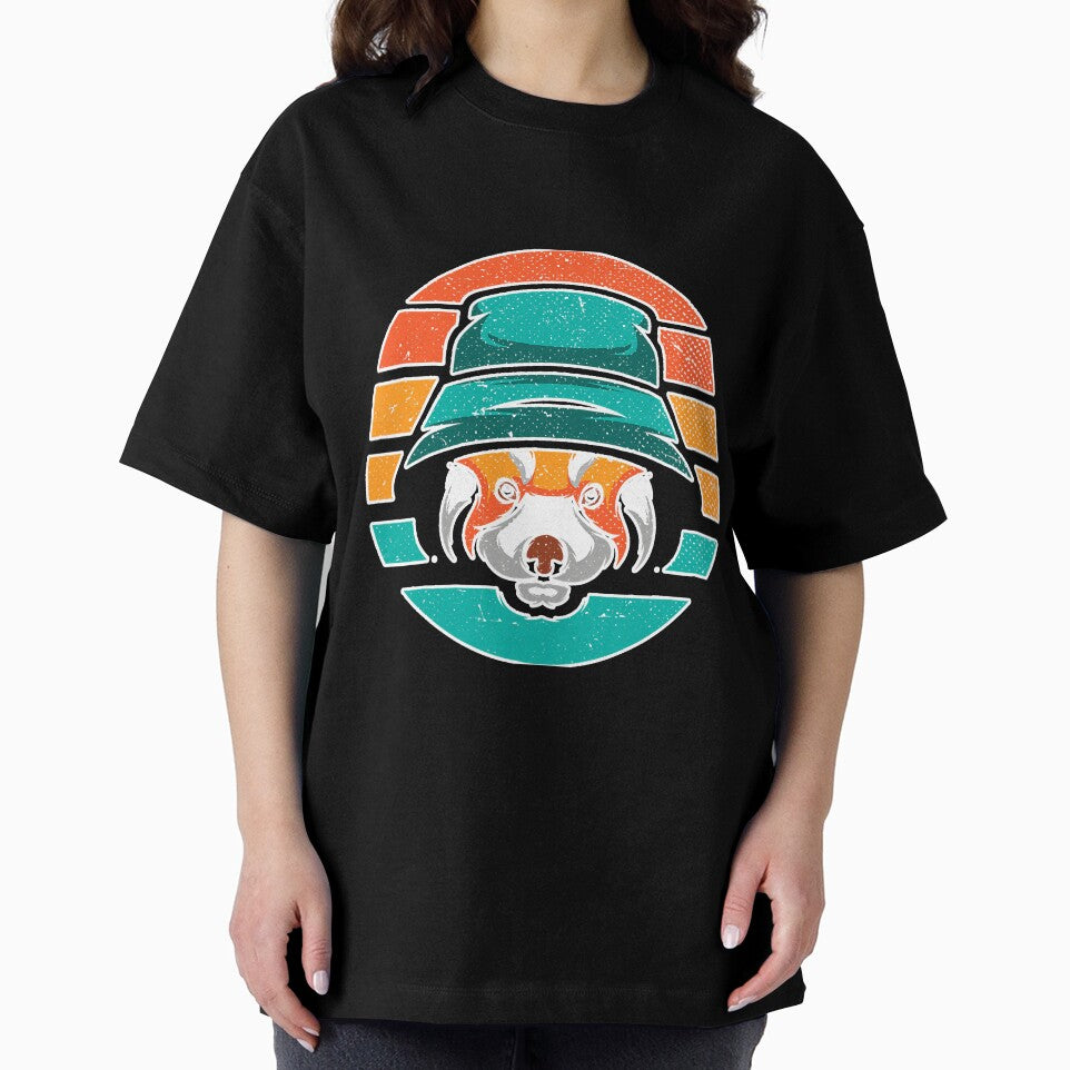 Retro Forest Animal Wildlife Red Panda by SkyCloudBlue T-Shirts, Hoodie, Sweatshirt | BlankRebels.com (Image 2)