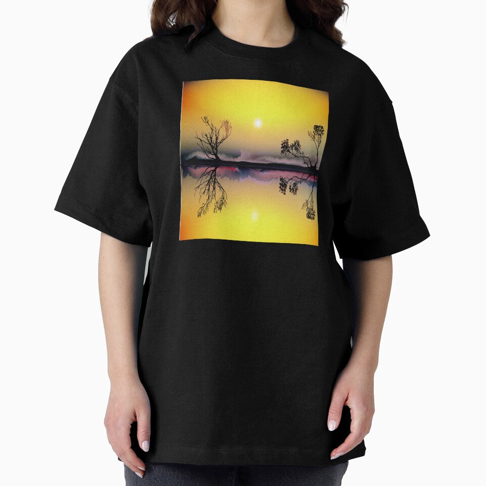 Landscape Sunset River by DigitalNobleman T-Shirts, Hoodie, Sweatshirt | BlankRebels.com (Image 2)