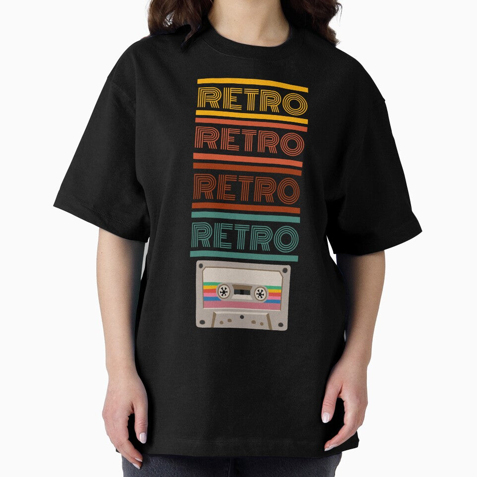 Retro Cassette 90s Lover - Apparel design by TheArtistOf2022 T-Shirts, Hoodie, Sweatshirt | BlankRebels.com (Image 2)