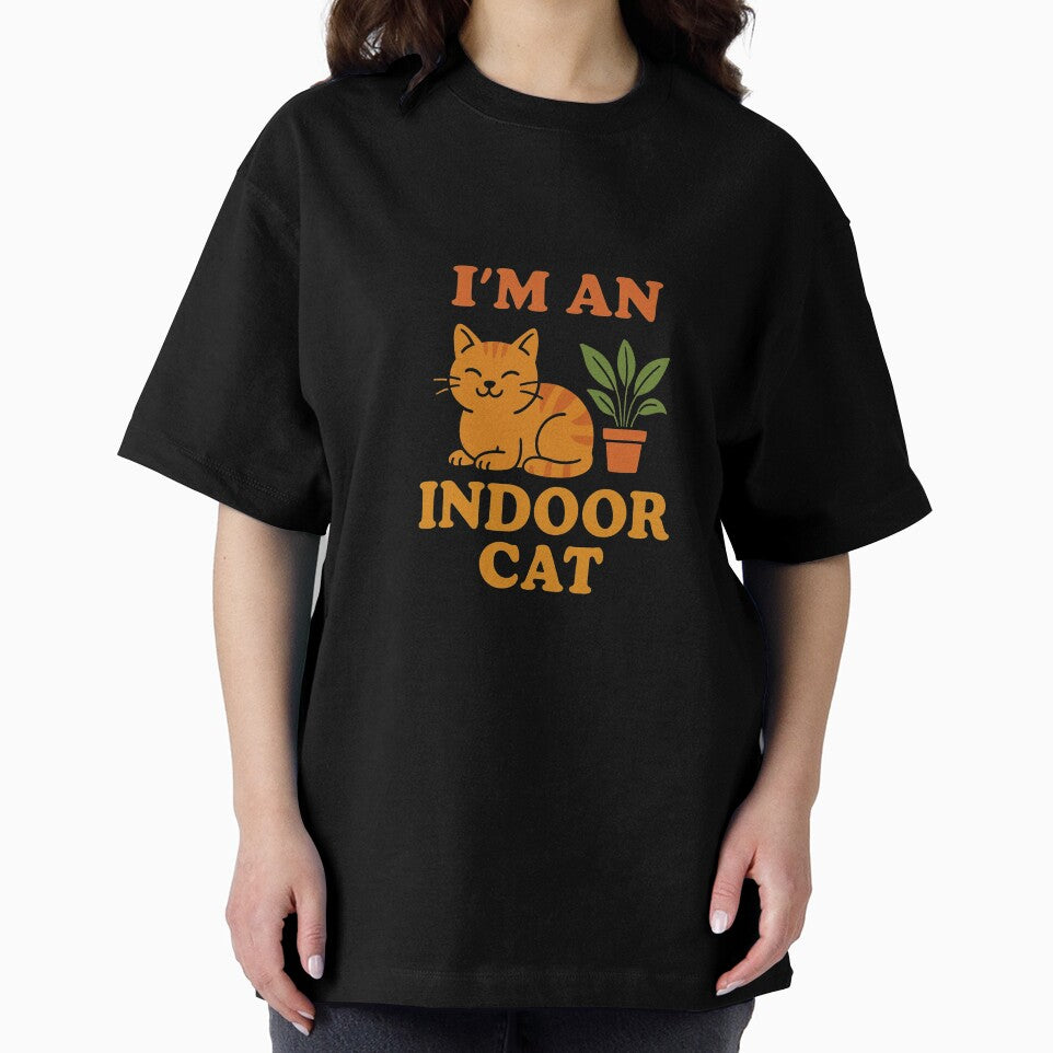 I’m an Indoor Cat – Cute Cozy Cat Quote Design by suszak24 T-Shirts, Hoodie, Sweatshirt | BlankRebels.com (Image 2)