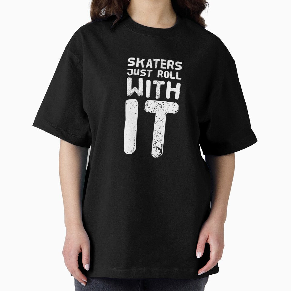 Skaters Just Roll With It by L-and-X T-Shirts, Hoodie, Sweatshirt | BlankRebels.com (Image 2)