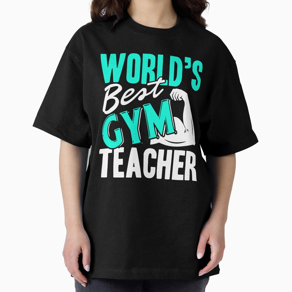 Gym Teacher - World's Best Gym Teacher by UnknownArtistt T-Shirts, Hoodie, Sweatshirt | BlankRebels.com (Image 2)