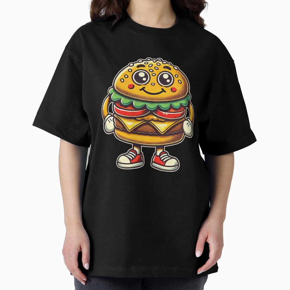 Hamburger Funny Retro Hamburger Lover by BlueBerry-Pengu T-Shirts, Hoodie, Sweatshirt | BlankRebels.com (Image 2)