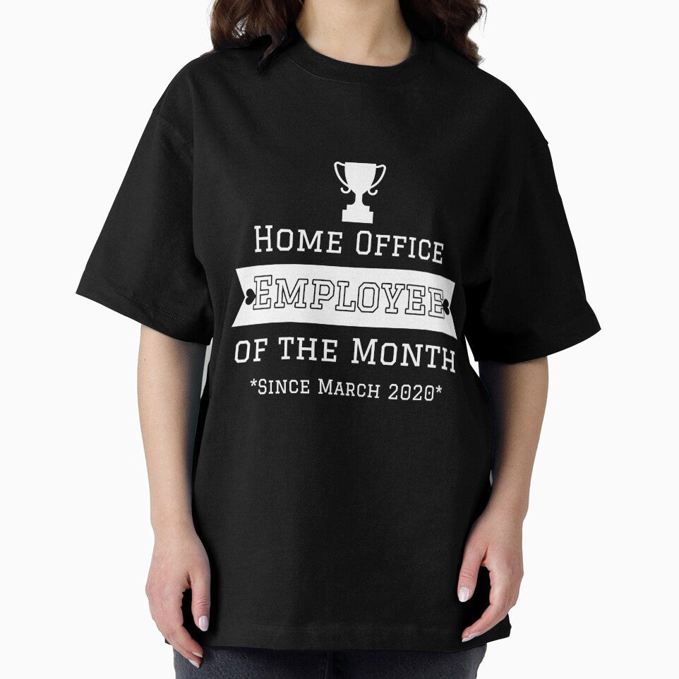 Home Office Employee Of The Month Since March 2020 Trophy Design by Angela Mello T-Shirts, Hoodie, Sweatshirt (Image 2)