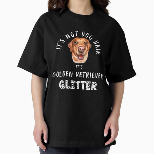 It's not dog hair it's GOLDEN RETRIEVER glitter funny dog quote by theshirtinator T-Shirts, Hoodie, Sweatshirt (Image 2)