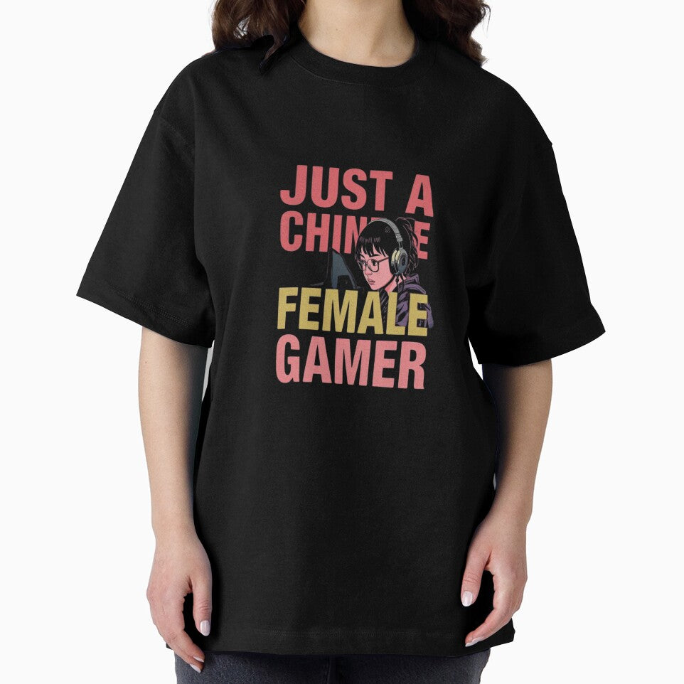 Just a Chilling Female Gamer by RED-MOUSE T-Shirts, Hoodie, Sweatshirt | BlankRebels.com (Image 2)
