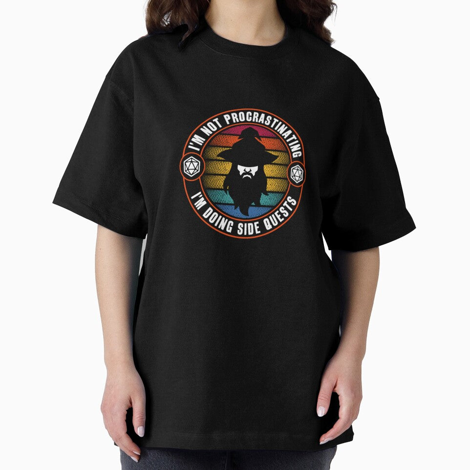 I'M Not Procrastinating I'M Doing Side Quests RPG Wizard T-Shirts, Hoodie, Sweatshirt