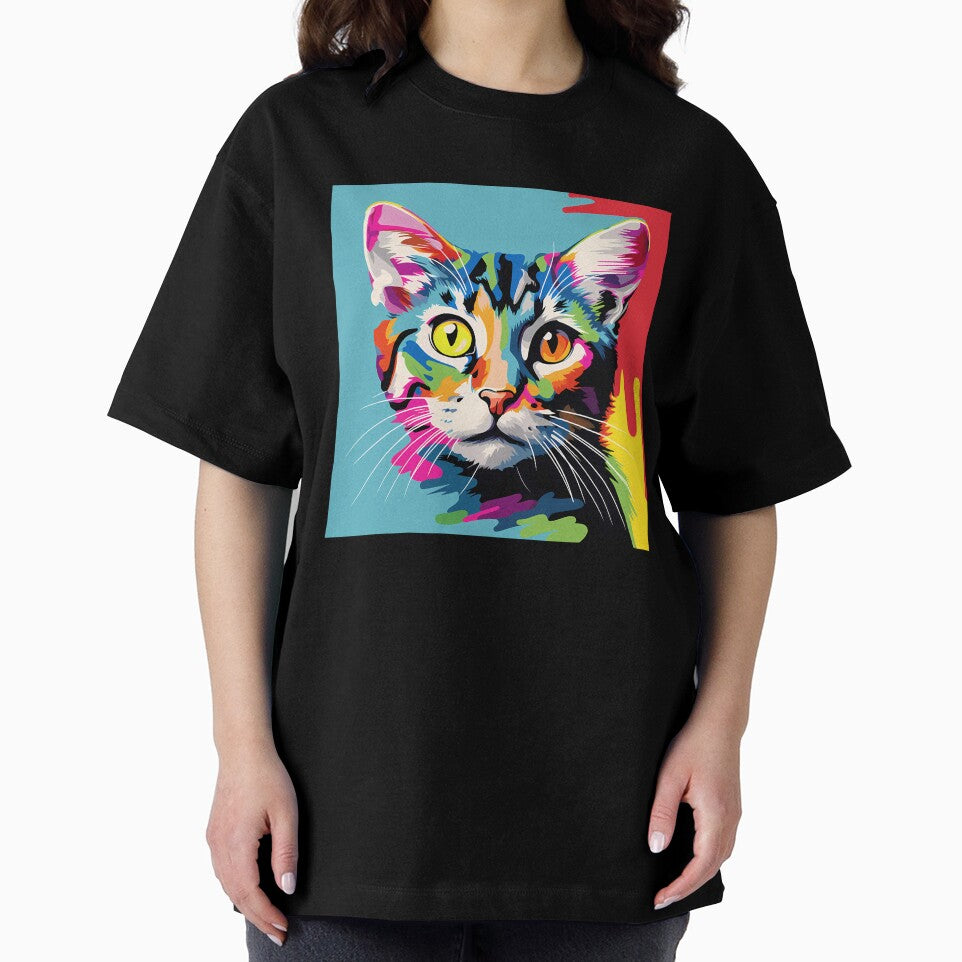 Cute Cat Pop Art by NatureStyle555 T-Shirts, Hoodie, Sweatshirt | BlankRebels.com (Image 2)