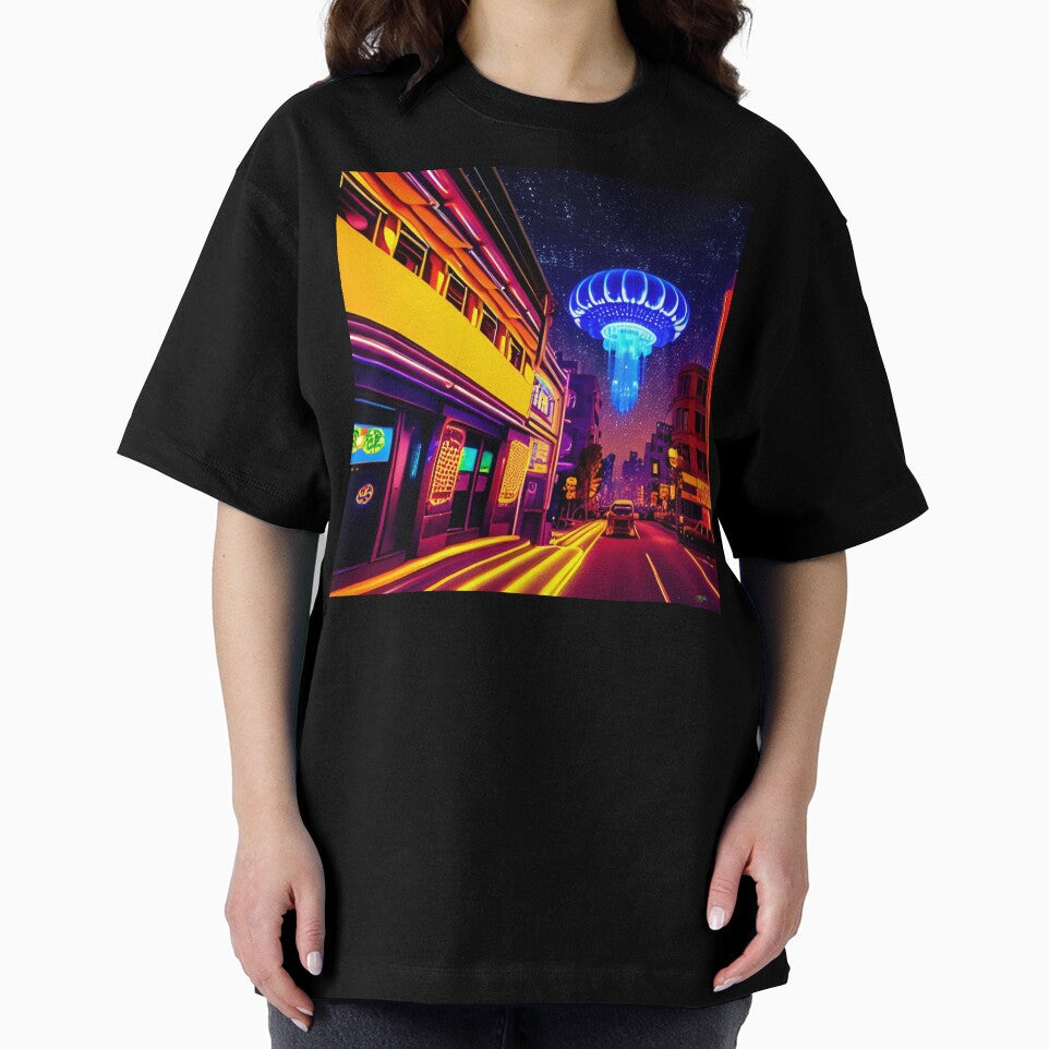 UFO Retro SciFi Dreamscapes 74 - Psychedelic Alien by AI Crypto Warlord