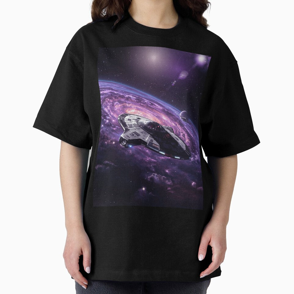 space craft in galaxy by  Mudikeys T-Shirts, Hoodie, Sweatshirt | BlankRebels.com (Image 2)