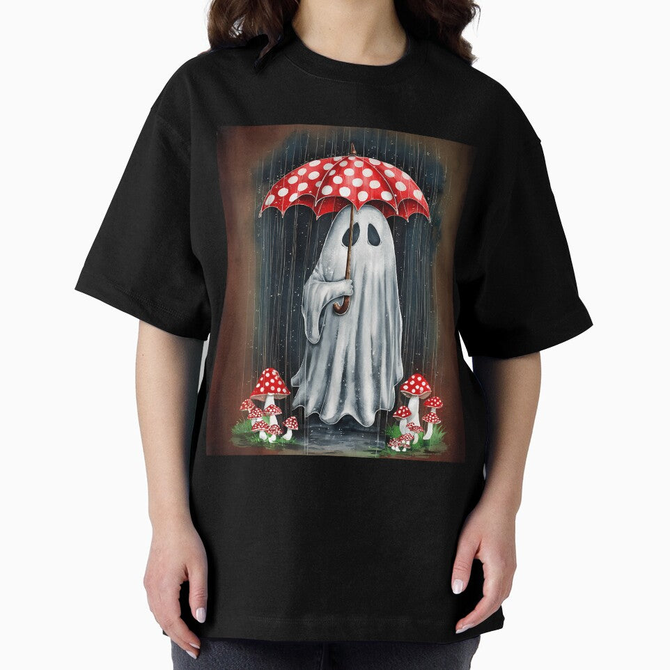 Spooky Cottagecore Ghost Mushroom by chaybduparek T-Shirts, Hoodie, Sweatshirt | BlankRebels.com (Image 2)