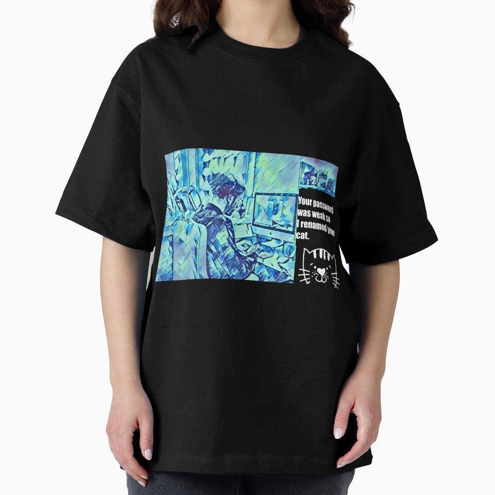 Your Password was Weak so I Renamed Your Cat. by CristalleLisa T-Shirts, Hoodie, Sweatshirt | BlankRebels.com (Image 2)
