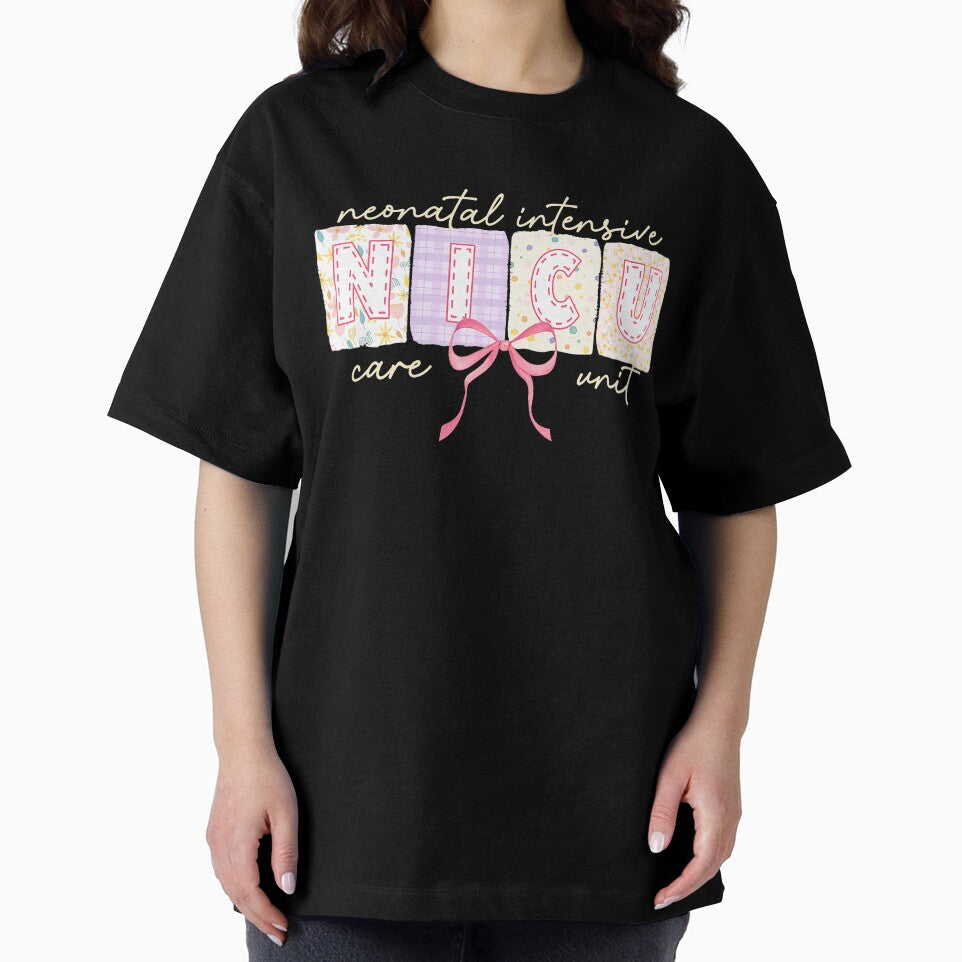 Cute Coquette Bow Spring NICU Nurse by laurelrhodes T-Shirts, Hoodie, Sweatshirt | BlankRebels.com (Image 2)