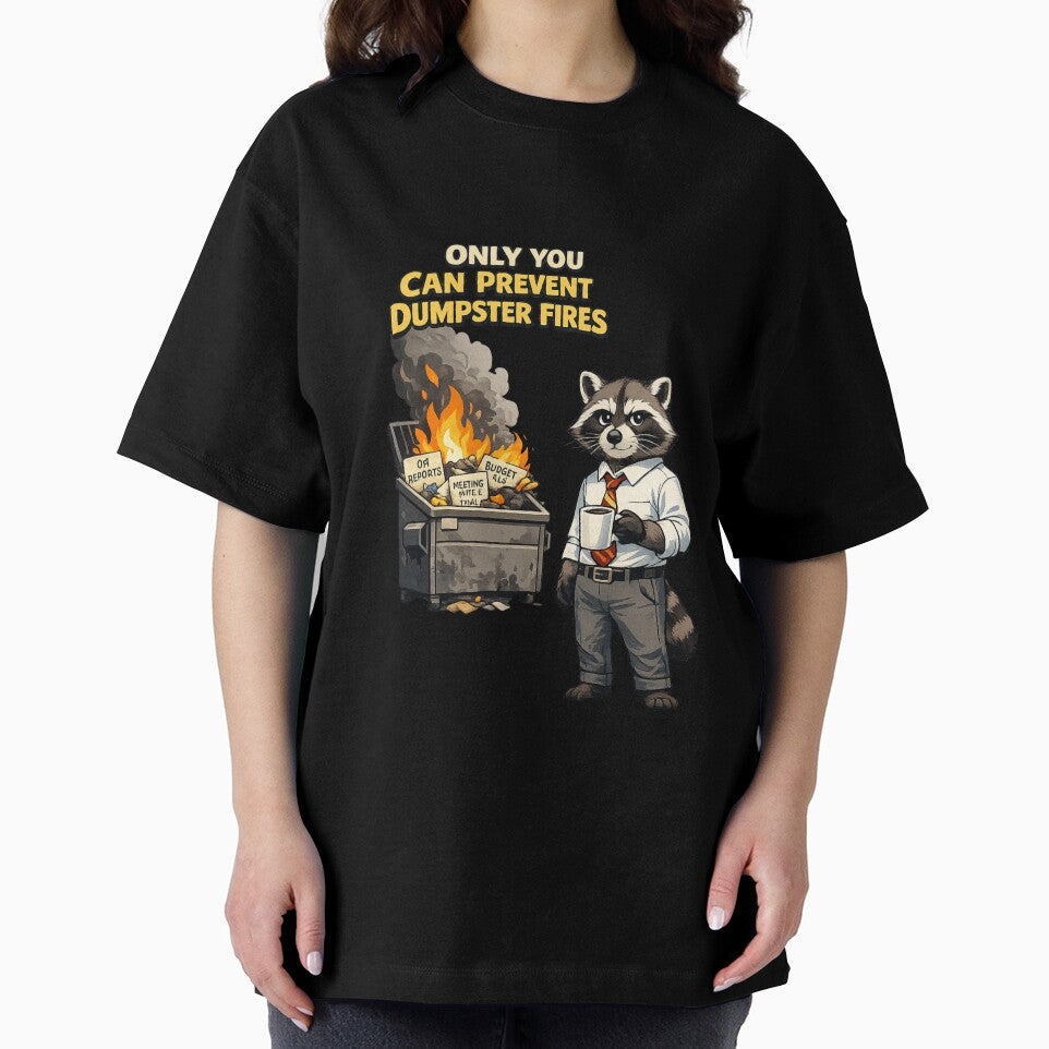 Only You Can Prevent Dumpster Fires Raccoon by madebysiwa T-Shirts, Hoodie, Sweatshirt | BlankRebels.com (Image 2)