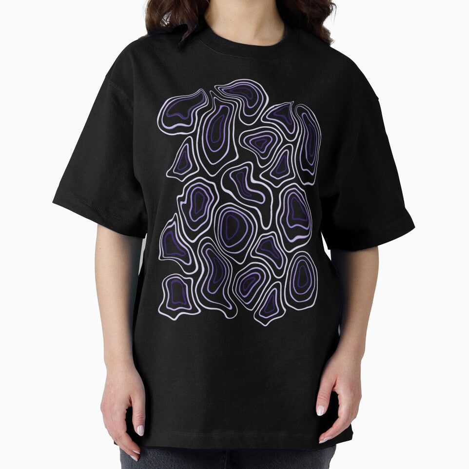 Purple Minimalist Geode Drawing T-Shirts, Hoodie, Sweatshirt