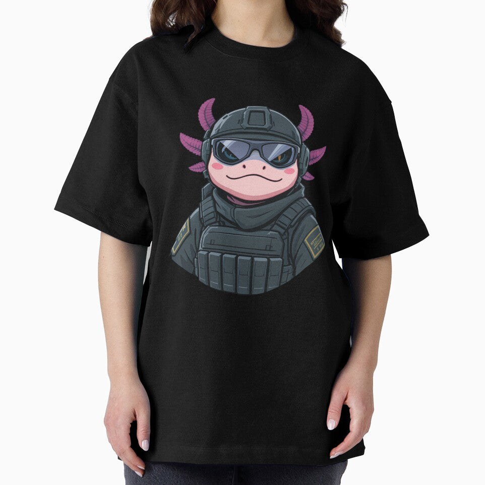 Special Forces Axolotl – Elite Tactical Cool Illustration by ColorSplash123 T-Shirts, Hoodie, Sweatshirt (Image 2)
