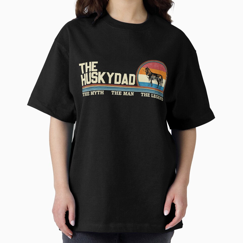 Vintage Retro The Siberian Husky Dad by annhienn488 T-Shirts, Hoodie, Sweatshirt | BlankRebels.com (Image 2)
