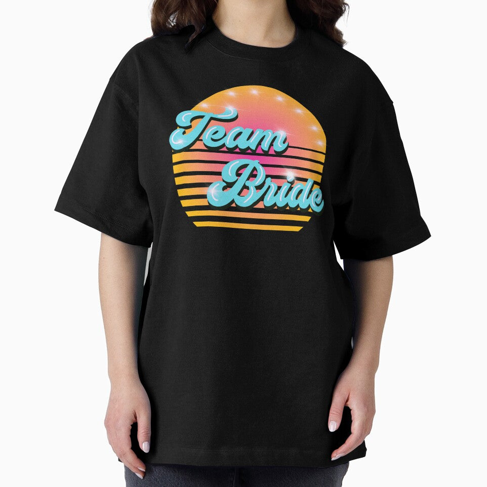 Team bride hen party girls squad vintage groovy by PG Illustration T-Shirts, Hoodie, Sweatshirt | BlankRebels.com (Image 2)